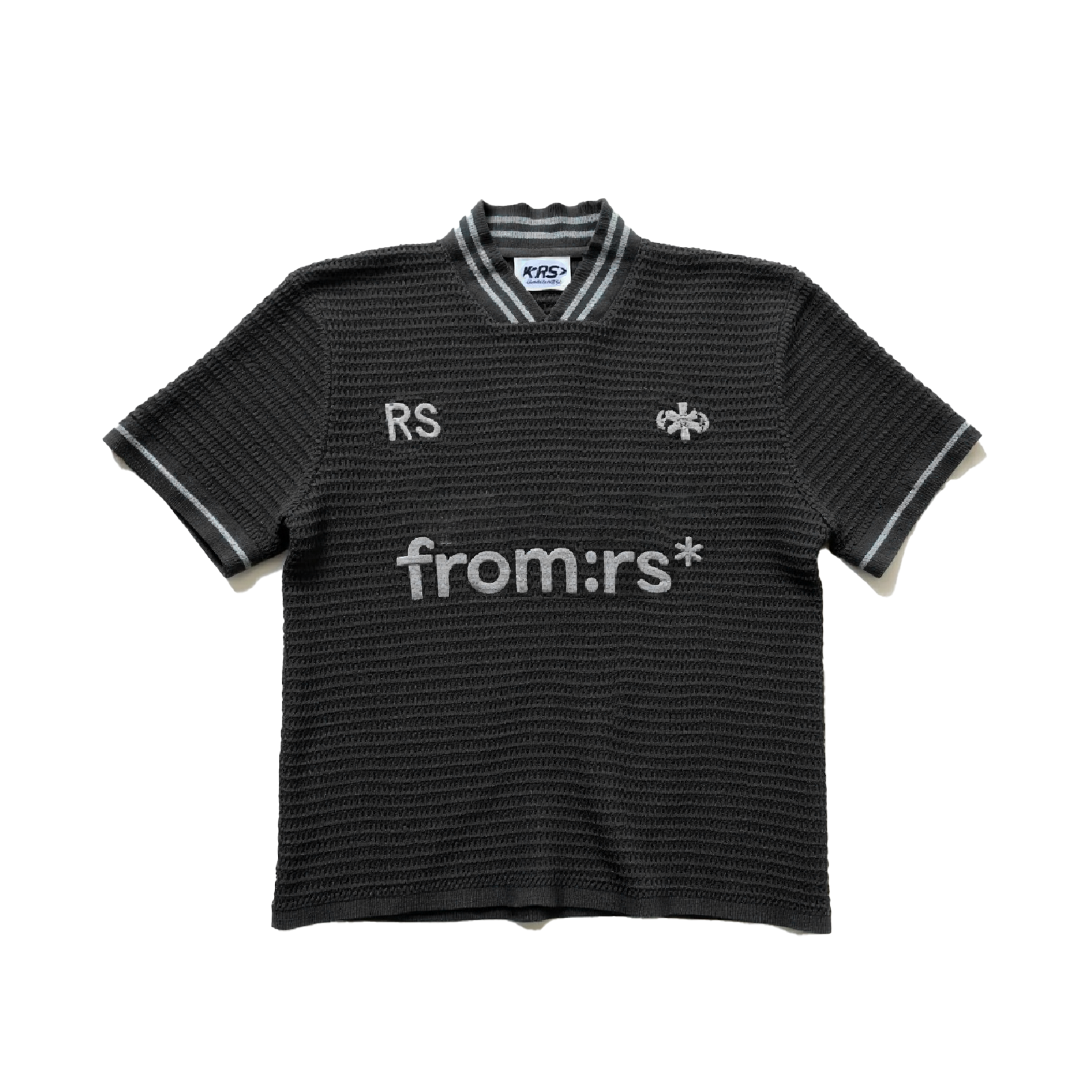 knitted jersey - black