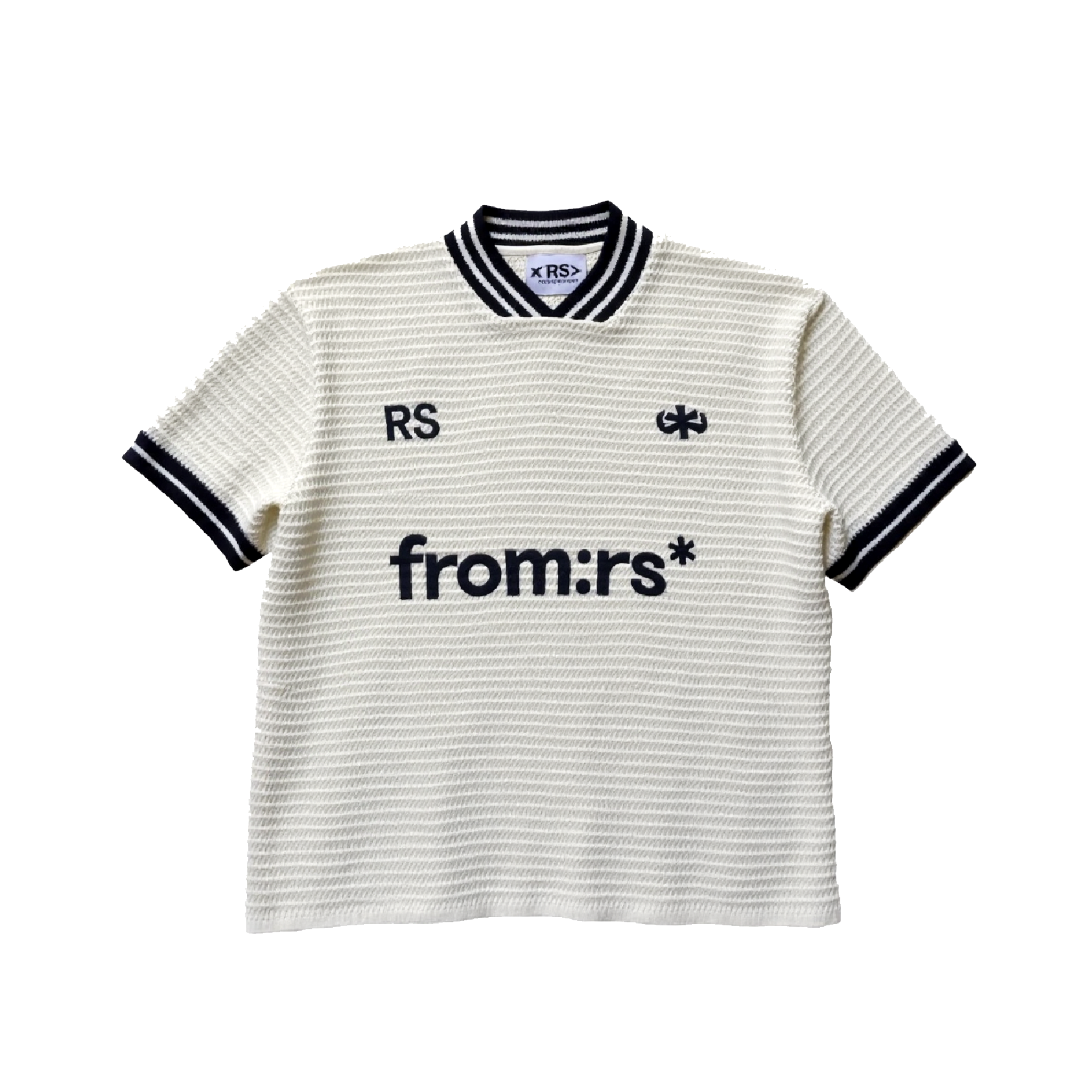 knitted jersey - white