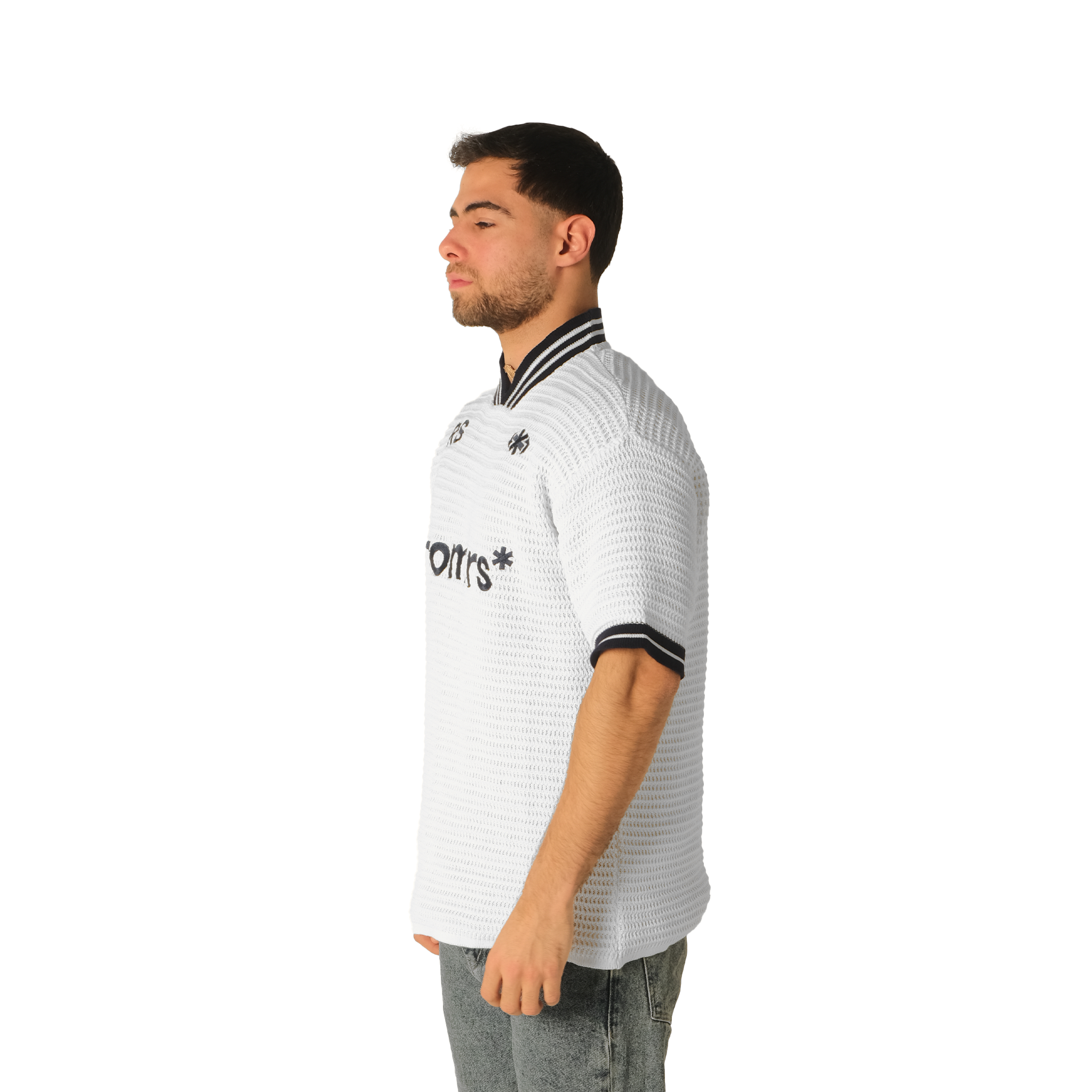 core knitted jersey - white