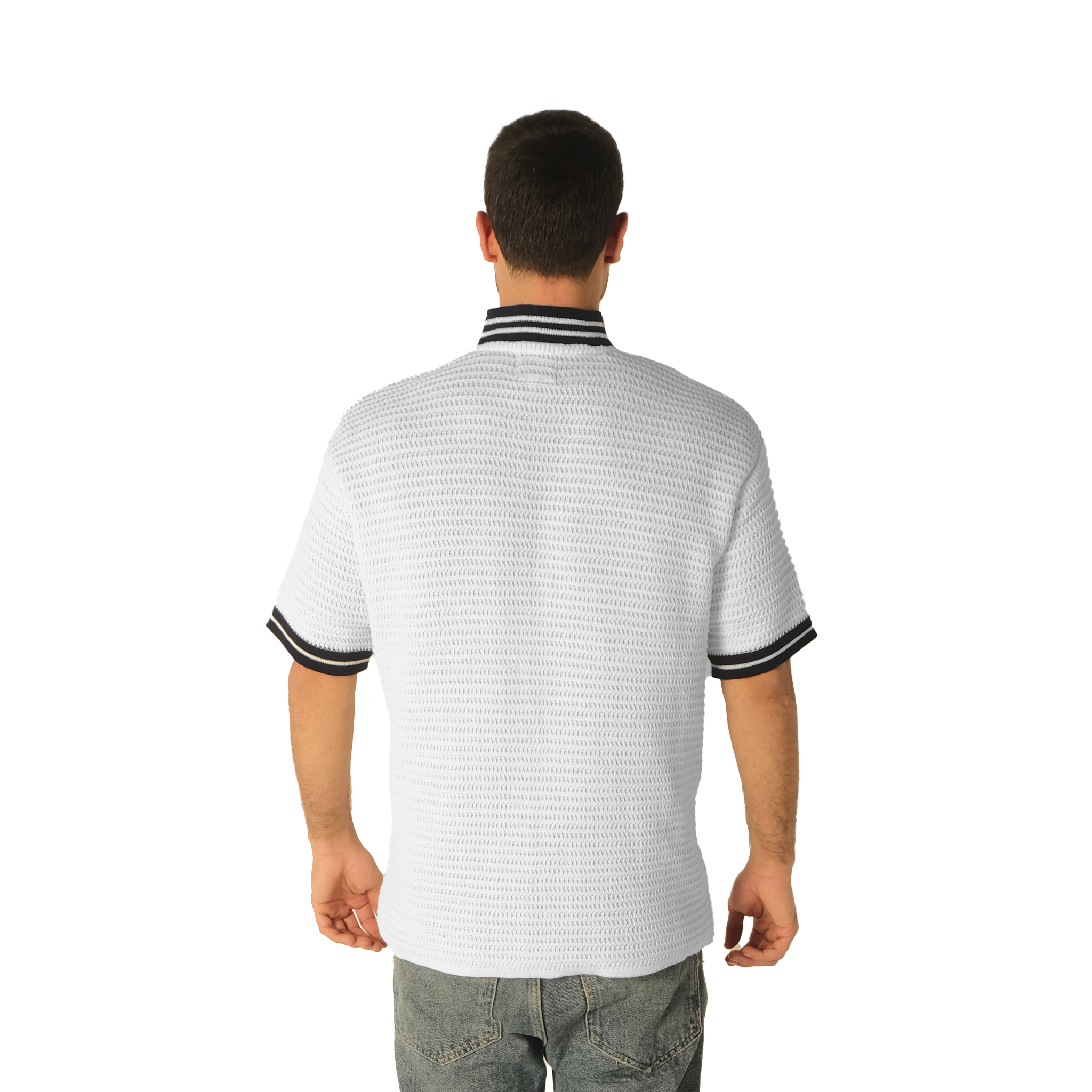core knitted jersey - white