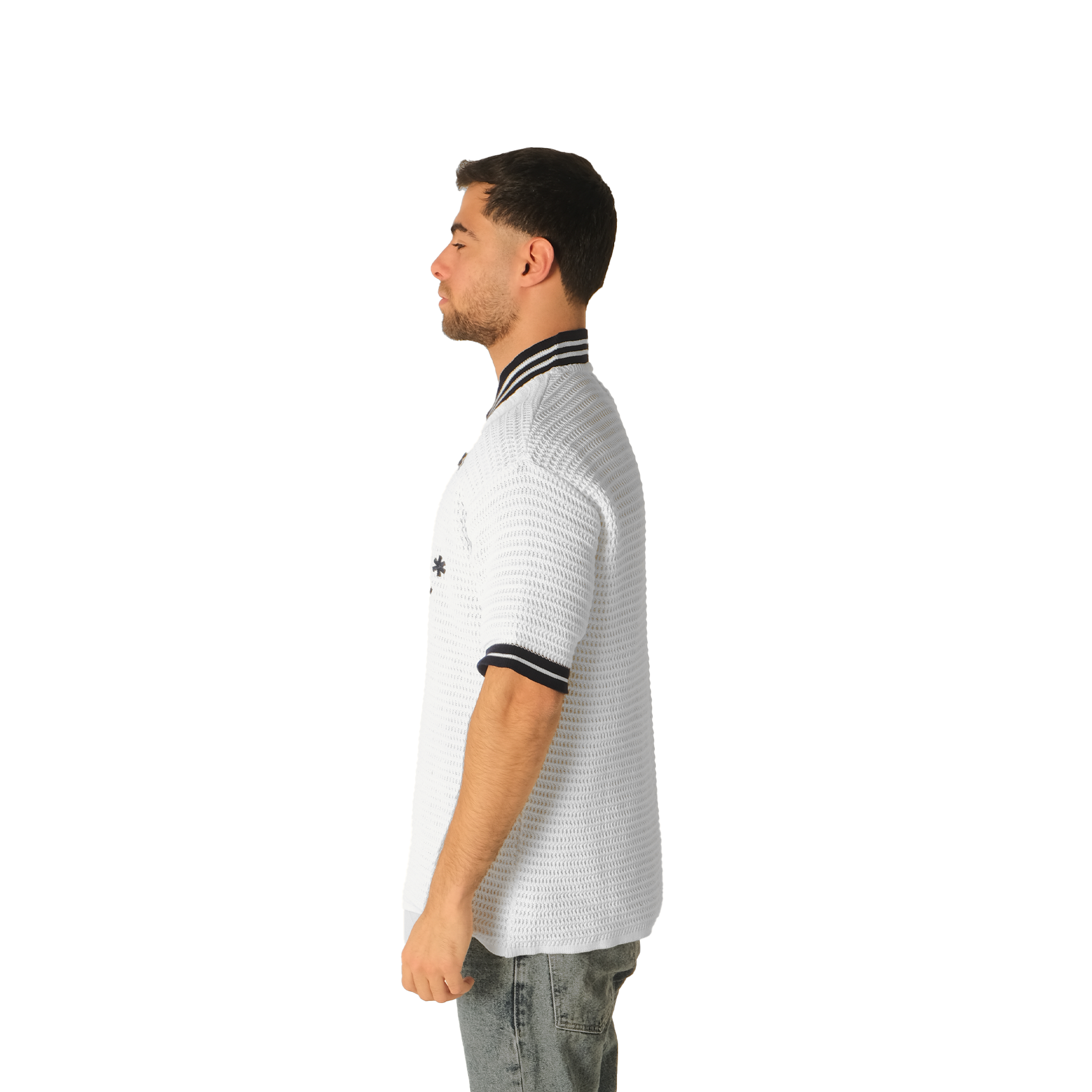 core knitted jersey - white
