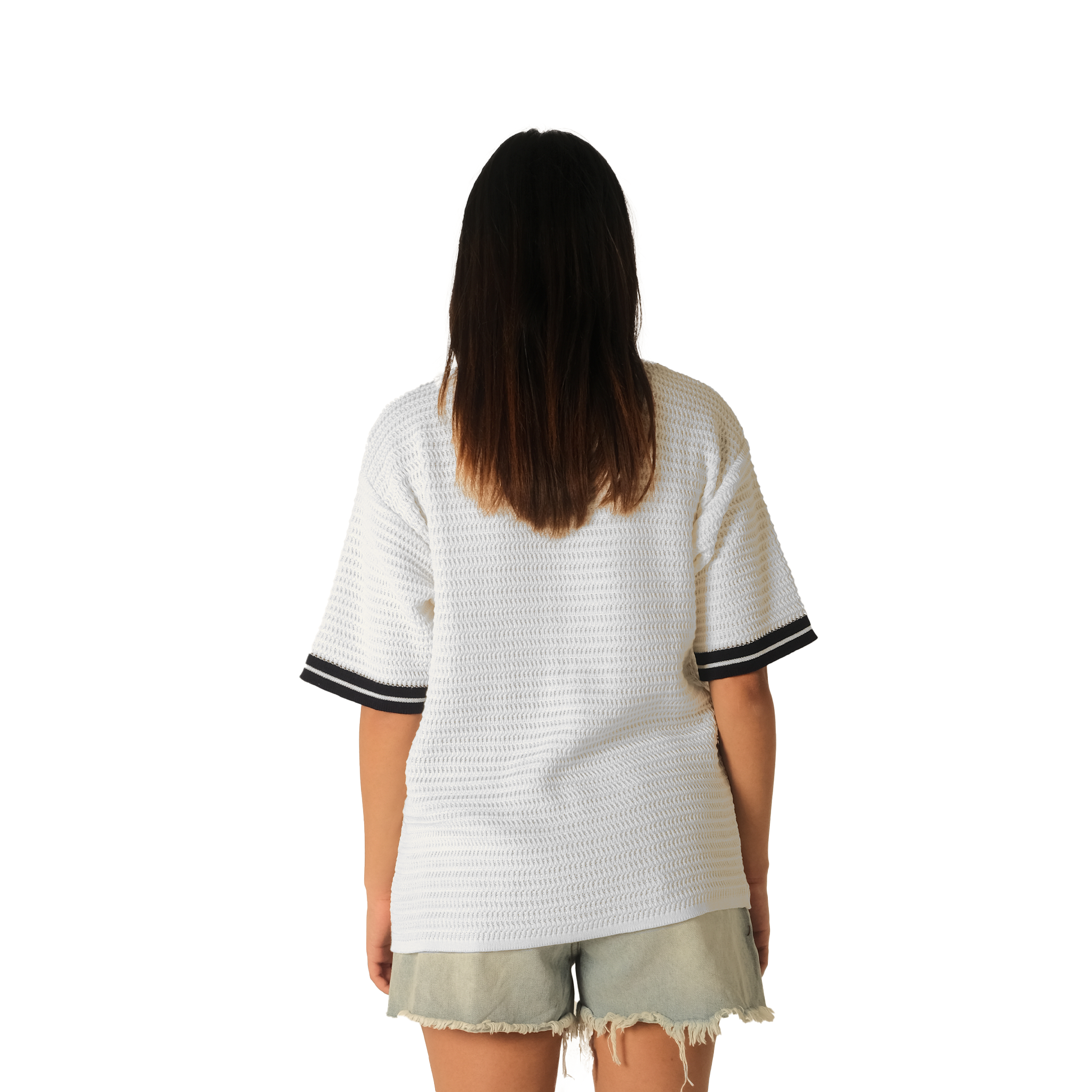 core knitted jersey - white