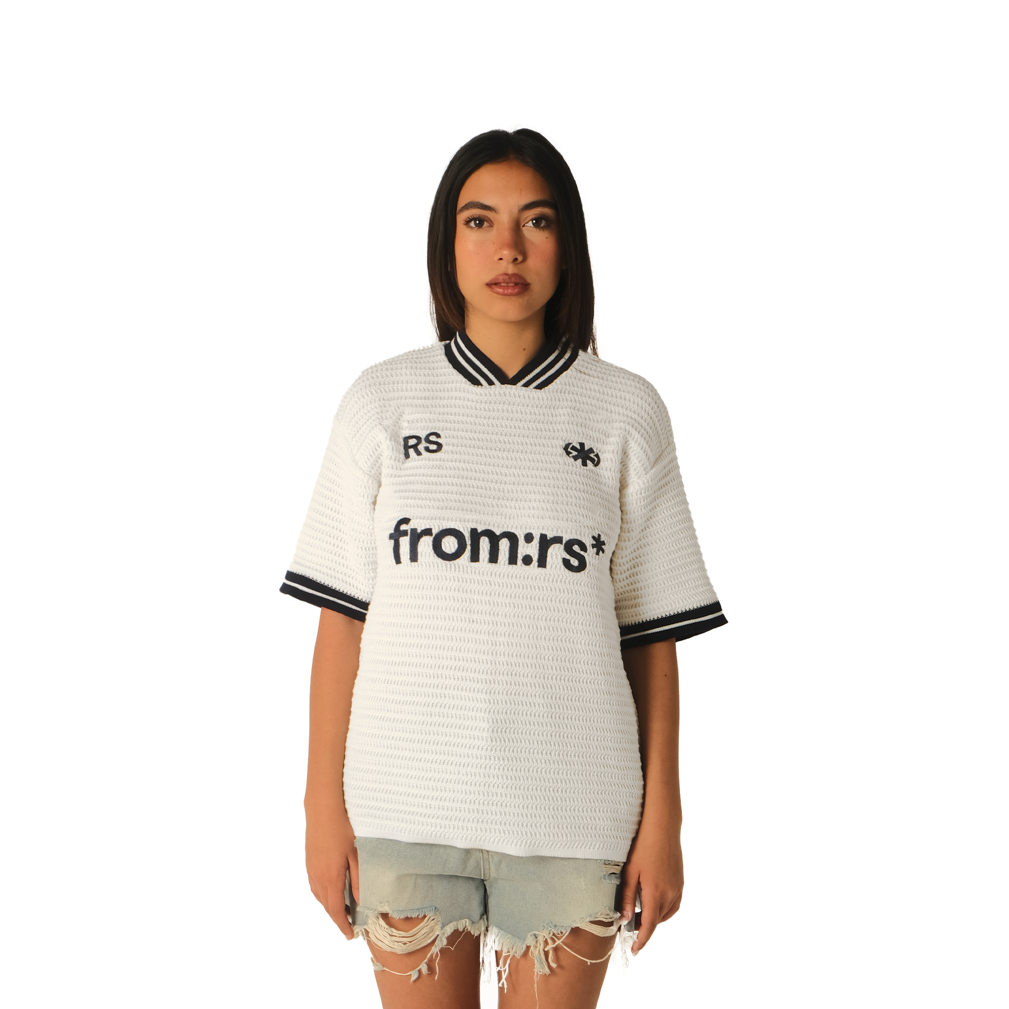 core knitted jersey - white