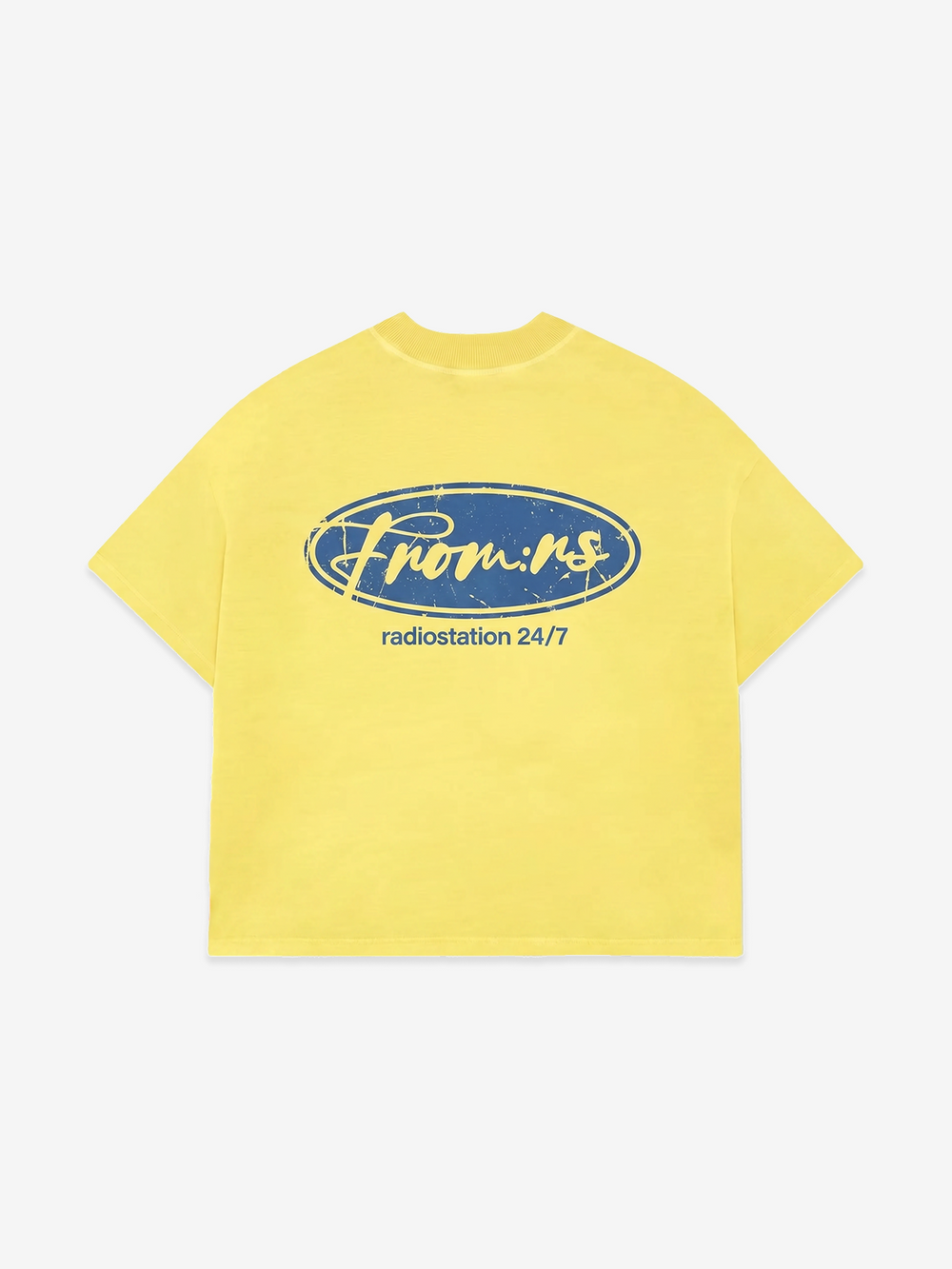 station boxy tee - yellow