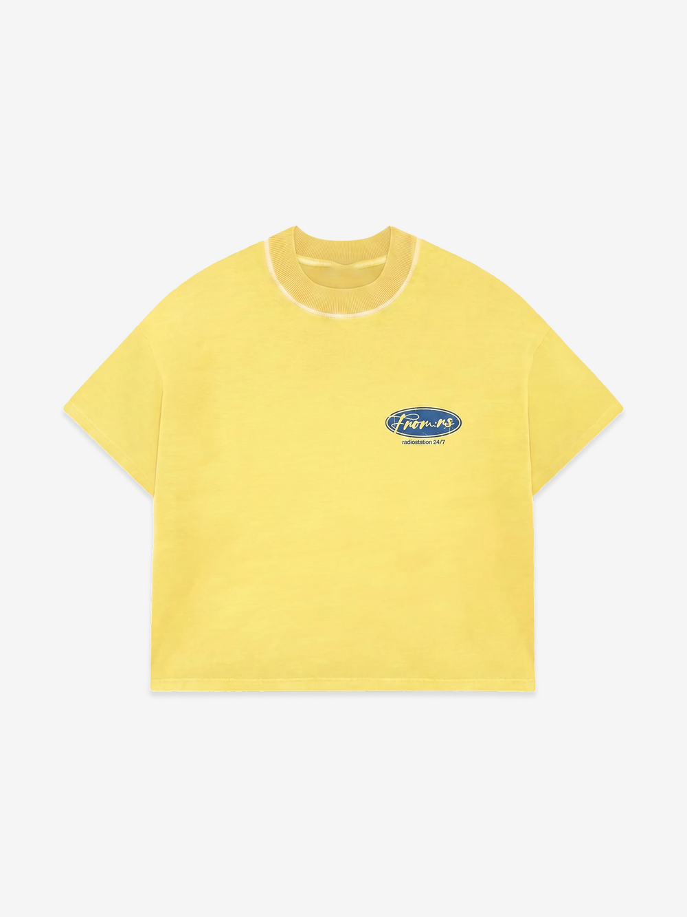 station boxy tee - yellow