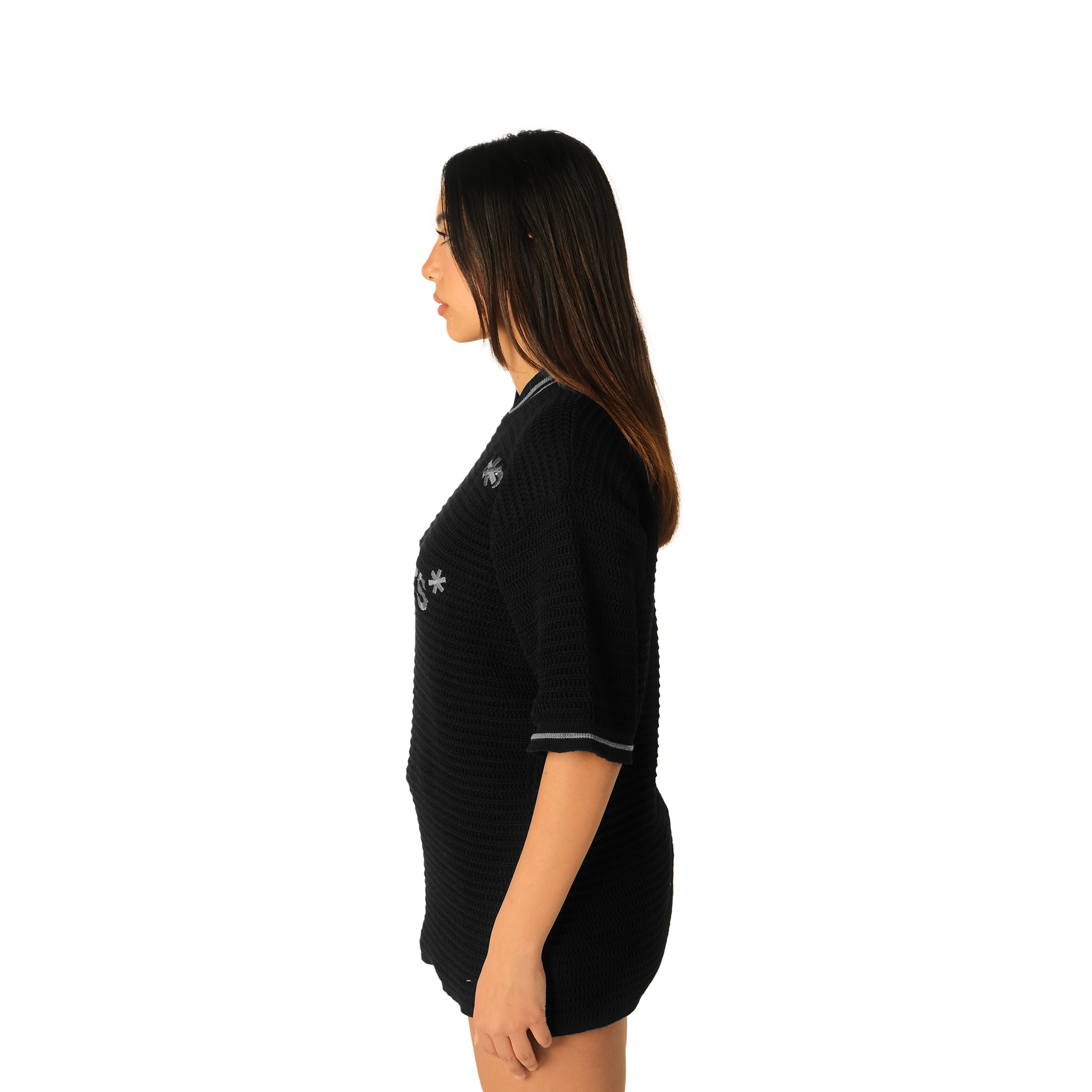 core knitted jersey - black