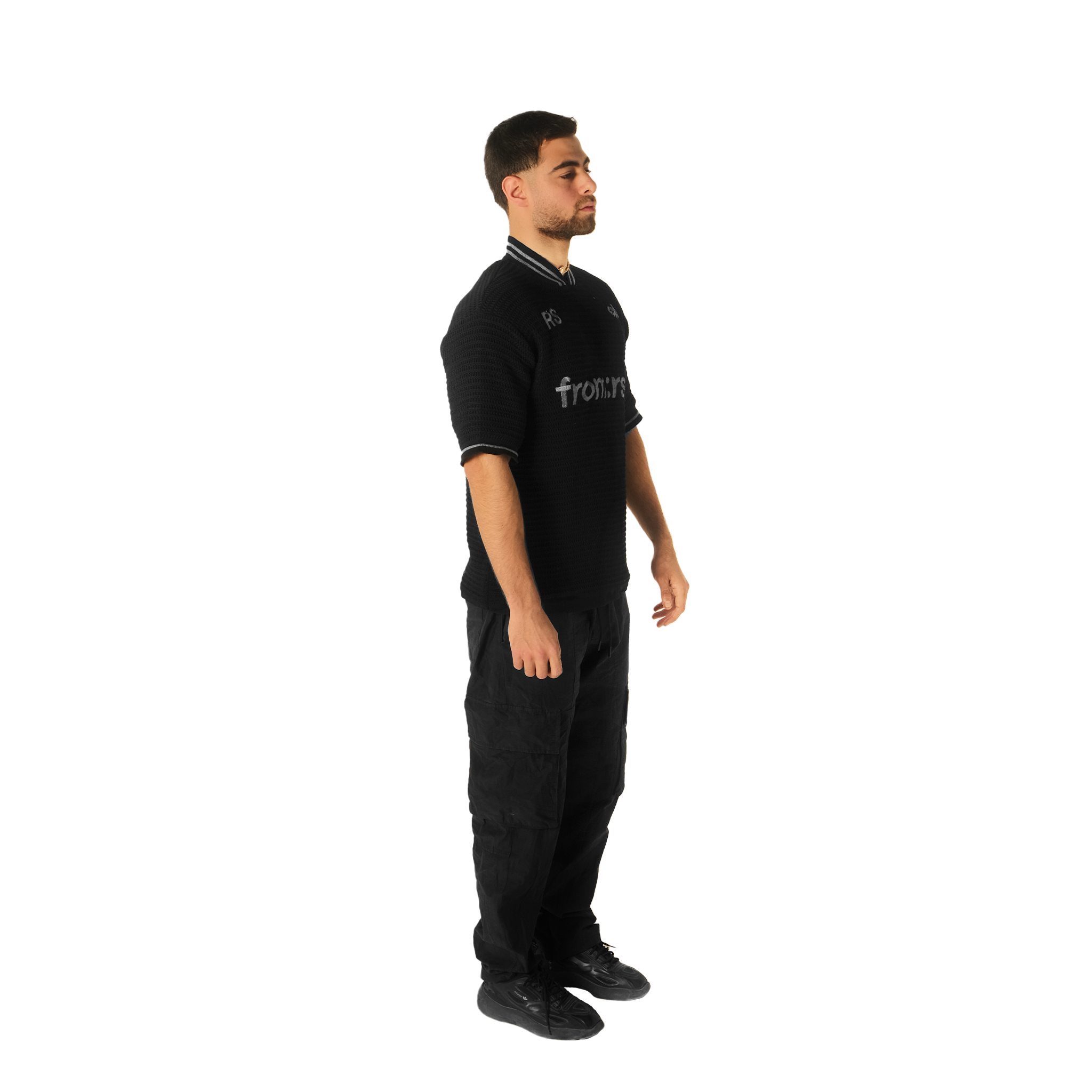 core knitted jersey - black