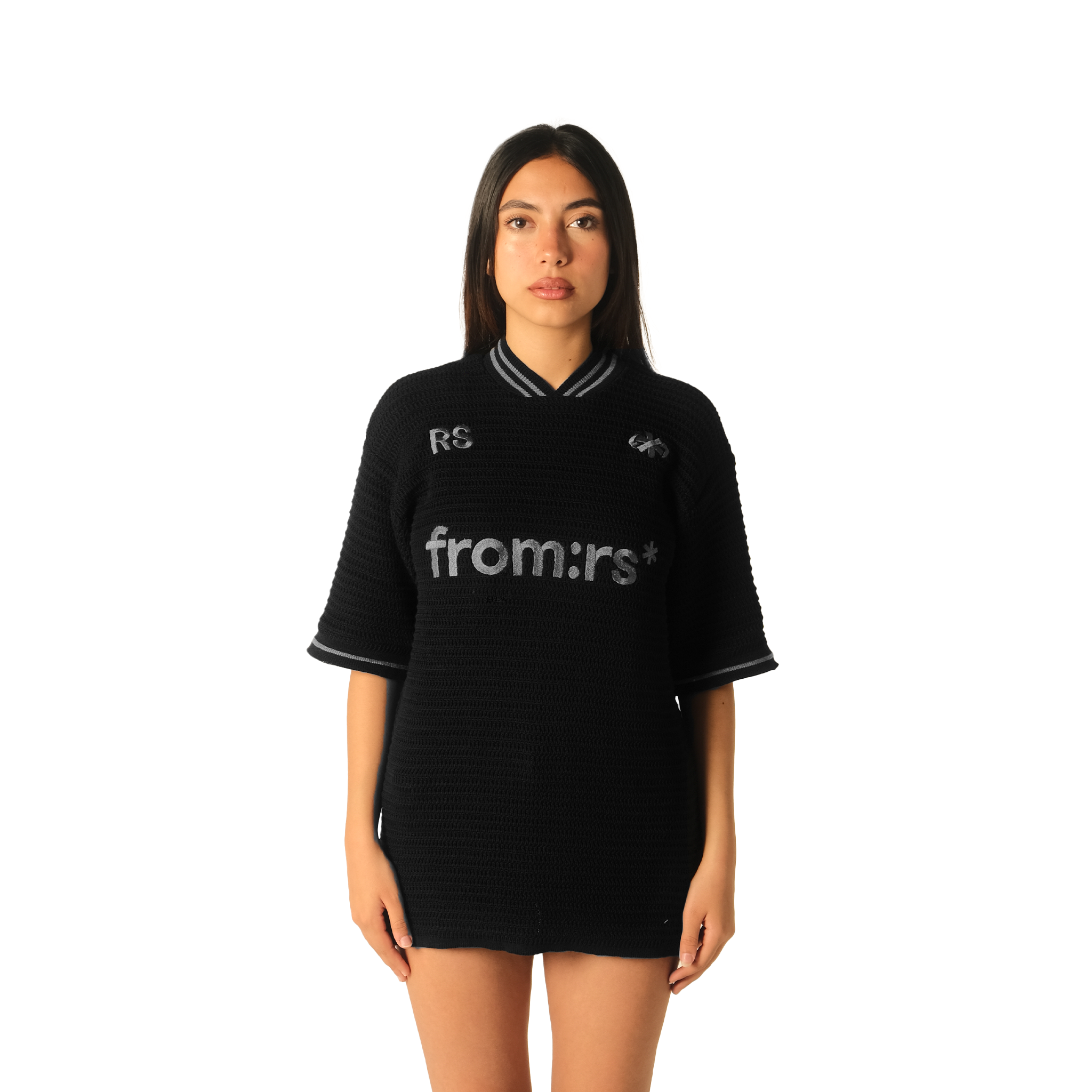 core knitted jersey - black