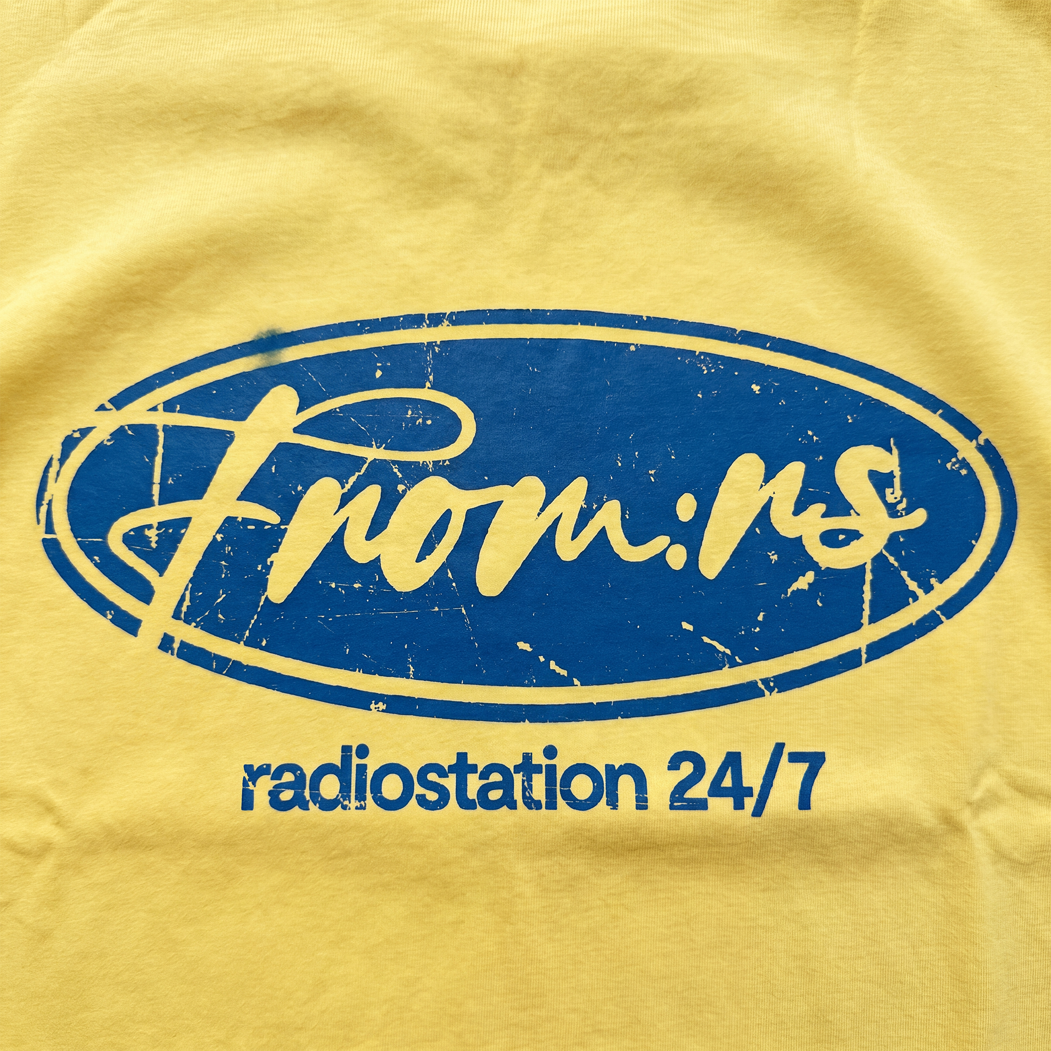 station boxy tee - yellow