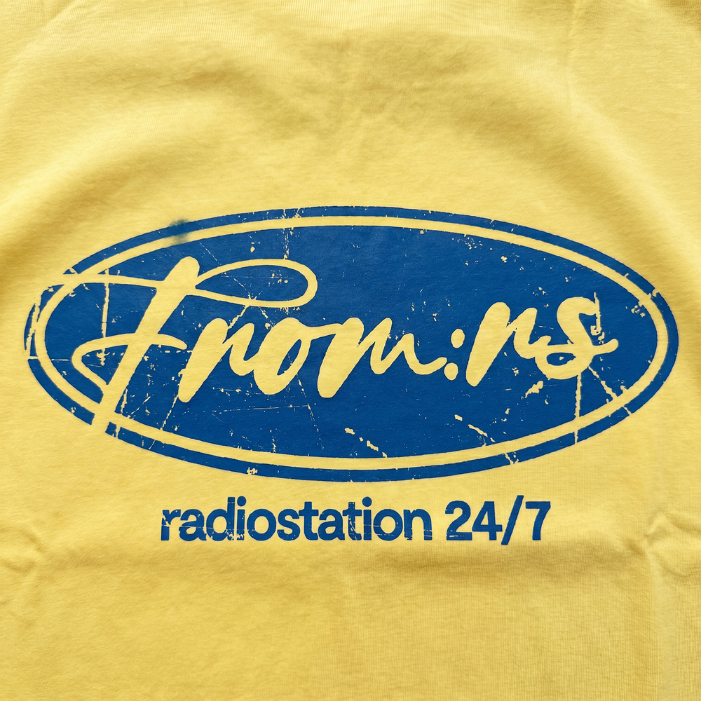 station boxy tee - yellow
