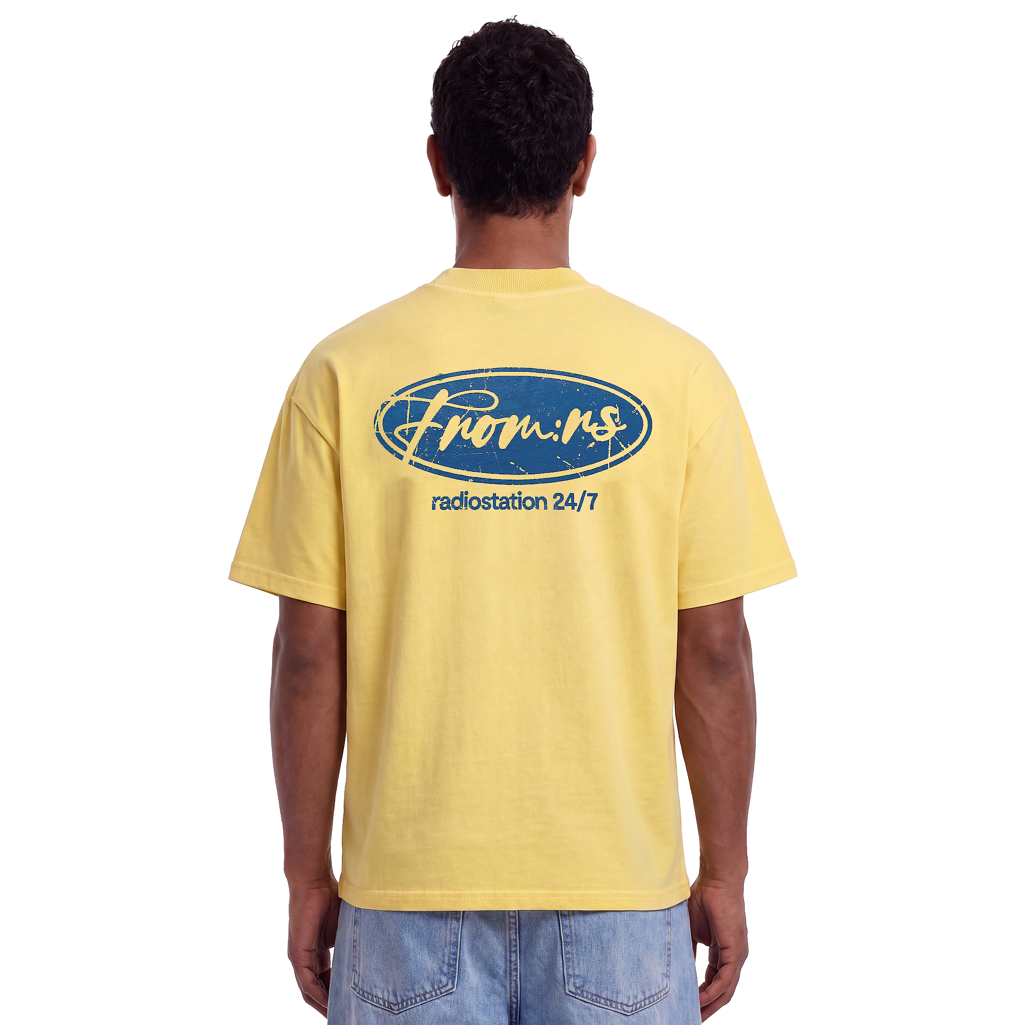 station boxy tee - yellow
