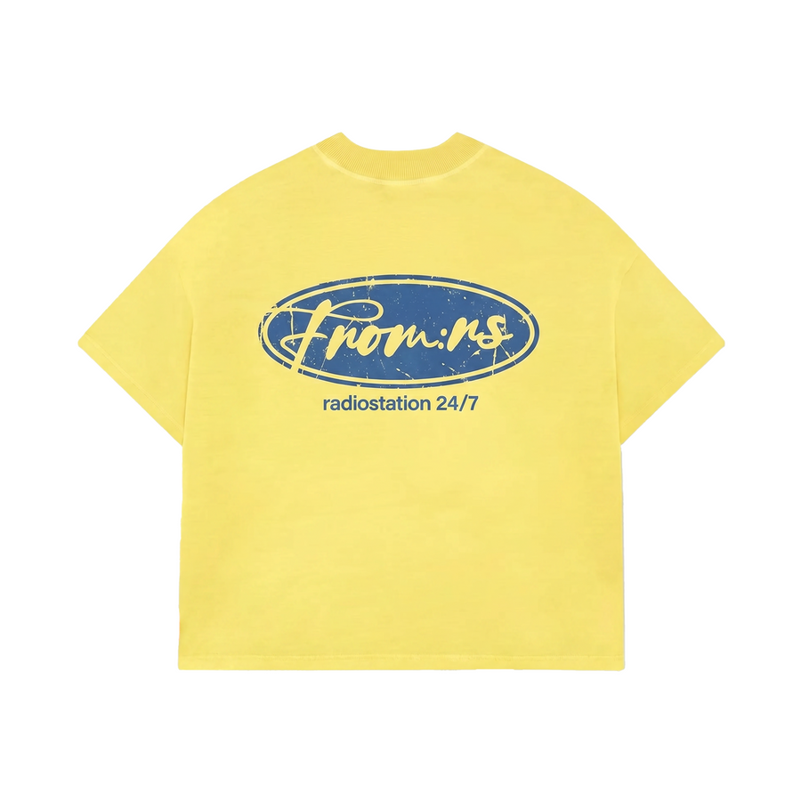 station boxy tee - yellow