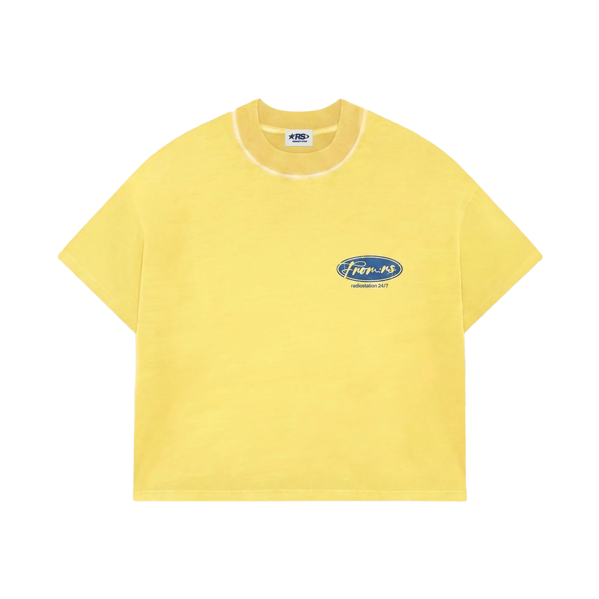 station boxy tee - yellow